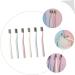 Minkissy 6-Pack Adult Stiff Brush Toothbrushes | Effective Oral Cleaning Device to Remove Tooth Stains with Stiff Bristles - International Shipping Available - Buy Online on GoSupps.com