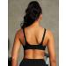 Wingslove High Impact Sports Bra | Non-padded Wirefree Workout Bra | Bounce Control | Black 38DDD - Buy Online on GoSupps.com