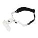 Lighted Headset Magnifying Glasses with 2Led Lights Head-Free Magnifier Loupe 5 Detachable Lenses Magnifying Glass