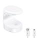 ANGNYA Mini UV LED Nail Lamp,Mini UV Light for Gel Nails Nail Dryer for Nails Professional LED Gel Nail Light Portable UV Light for Nail Art Tools Quickly Drying for DIY at Home Nail Salon 03white