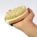 Natural Bristle Dry Body Brush for Lymphatic Drainage and Exfoliation - Stimulate Blood Circulation, Remove Toxins and Cellulite - Buy Online on GoSupps.com