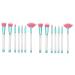 Housoutil 14 Pcs Makeup Brush for Face Glitter Makeup Concealer Bulk Makeup Brush Kit Quicksand Makeup Brush Blush Brush Kit Blending Brush for Makeup Matte Makeup Miss Make up Empty Shot