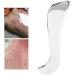Verdant Touch Stainless Steel Gua Sha Tool - 20cm Body Scraping Board for Pain Relief & Massage - Buy Online on GoSupps.com