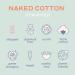 White Rabbit Naked Cotton Stripped Customized Sheet Mask - 100% Unbleached Lint-Free Natural & Cruelty-Free (Pack of 180 - Buy Online on GoSupps.com