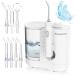 Professional Mouth Shower & Oral Irrigator - 10 Pressure Levels 7 Nozzles IPX7 Waterproof 600ml Water Flosser for Home & Travel - Buy Now! - Buy Online on GoSupps.com