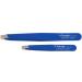 Faude Cosmetic Tweezers - Slanted Short Blue 8 cm | Precision Beauty Tools for Perfect Brows - Buy Online on GoSupps.com