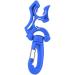 Tbest Scuba Diving Hose Holder Clip - Double BCD Regulator Retainer Buckle Hook | Quick Release Lanyard for Dive Snorkeling - Blue - Buy Online on GoSupps.com