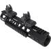 Aecktech Green & Red Full Dots Polymer Fiber Optics Iron Sights Set - Front & Rear | Black - Buy Online on GoSupps.com