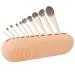 Travel Makeup Brush Holder Silicone Makeup Brush Holder Trendy Organizer Bag Case Waterproof Makeup Tools Holder For Women - Khaki