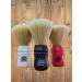 BA-BO M&R Shaving Brush White | Premium Shaving Brush for Men | Ideal for Barbers Salons and Home Use - Buy Online on GoSupps.com