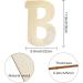 30cm Large Wooden Letter | Capital Alphabet for Crafts & Kids' Names | 5mm Thick Unfinished MDF Wood | Nursery Wall Decor & Sign Board - Buy Online on GoSupps.com