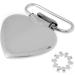 Heart Shaped Suspender Clips | Silver Snaps for DIY Clothing & Toy Holders | International Shipping Available - Buy Online on GoSupps.com