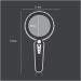 30X HD Reading Magnifying Glasses 3 Lighting Modes 12 LED Handheld Magnifying Glass High Power Lighted Magnifier for Repair Coin (Grey White) - Buy Online on GoSupps.com