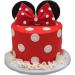 Minnie Mouse Cake Topper Bow and Ears - Red | Birthday Party Decoration - Buy Online on GoSupps.com