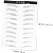 NOLITOY 2 Pairs Eyebrowsb Stick-on Brows Artificial Eyebrow Patch Eyebrow Stickers Makeup Tools - Buy Online on GoSupps.com