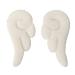 Lurrose 1 Pair of Angel Wings Hair Clip Plush Angel Wings Hair Clips Cartoon Hair Barrettes Cosplay Accessories for Girls Women (White)