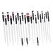 Shop Housoutil 60 Pcs Eyeshadow & Eyelash Brush Kit - Portable Makeup Accessories for Women | International Shipping - Buy Online on GoSupps.com