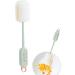 Cup Brush Cleaner - Bottle Scrubber | Glass Brush Cleaner for Decontamination Twisted Wire Crevice Brush Porous Sponge Head Adsorption for Bedroom Kitchen Gyouza Green - Buy Online on GoSupps.com
