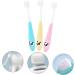 ULTECHNOVO 3pcs Manual Toothbrush Set - Small Head Child Training Brushes for Effective Cleaning - Buy Online on GoSupps.com