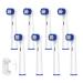 Electric Toothbrush Replacement Heads 8 Pack Compatible with Oral B Braun Electric Toothbrush Replacement Heads Adult Precision Types Clean Electric Toothbrush Head