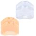 2 Pairs Ball of Foot Cushions Breathable Silicone Front Foot Pad Anti-Slip Insole for Pain Relief  Female Foot Protector  Soft Half-Yard Forefoot Pad for High Heels  Anti-Friction (Mixed Color)