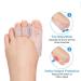 Bunion Corrector Toe Separators - 2 Pairs for Overlapping Toes, Hammer Toe Relief and Pain Protection - Buy Online on GoSupps.com