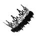 Mikinona Halloween Crown Dead Flower Hair Accessories Halloween Headpiece Black Scrunchies for Hair Halloween Hair Accessory Festival Flower Halloween Headband Flowers Fabric