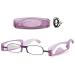 Vevesmundo foldable reading glasses mini small compact foldable anti blue light women men men blue light filter reading help folding glasses 1 piece purple reading glasses 2.0 x x
