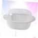 Zerodeko Lid Storage Size Vegetable Multi-Purpose Small Drain Washing Kitchen Round Basket White with Size 1 White - Buy Online on GoSupps.com