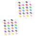 Osaladi 72 pairs of sunglasses sports sunglasses Sport-sunglasses glasses ear bract glasses holes slide-resistant glasses ear pads glasses slipproofed ear pads 4.5x1cmx2pcs such as shown