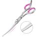 Adiwo Curved Dog Cups - Stainless Steel Pet Care Scissors for Perfect Fur Cutting | Dog Grooming Tools - Buy Online on GoSupps.com