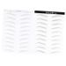 Mipcase 2 Pairs Simulation Eyebrow Artificial Eyebrow Patch Eyebrow Stickers 3 Proof Makeup Tools