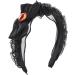 TQUXNGA Evil Eyes Headband For Women Pleated Headband Black a Headband Gothic Headband Goth Headpiece Punk Headband - Buy Online on GoSupps.com