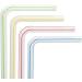 Pack of 400 Comfortably Packaged Flexible Disposable Plastic Drinking Straws 8.2 Inches Tall Colorful Stripes - Buy Online on GoSupps.com