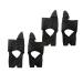 2 Pairs Pedicure Accessories Corrector Leather Bracers Foot Hallux Splint Thumb Straighteners Belt Relief Protector Separators for Bunions Thumb Protector Gasket Feet
