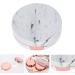 Portable Contact Lens Container with Mirror - Travel-Friendly Soaking Case & Eye Care Kit in Pink | Marble Design - Buy Online on GoSupps.com
