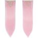 Light Pink 26 Inch Straight Clip in Hair Extensions - 8Pcs Full Head Synthetic Hairpiece with 18 Clips - Buy Online on GoSupps.com