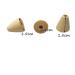 30pcs Irregular Wood Cone Beads for Bracelet & Necklace Making | Handmade DIY Beading Crafts Accessory - Buy Online on GoSupps.com