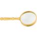Magnifying Glass 6X Retro Gold Optical Full Metal 75mm Reading Magnifying Glass for Elderly People Microscope - Buy Online on GoSupps.com