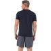 IBKUL Men's UPF 50+ Icefil Cooling Tech Short Sleeve Crewneck T-Shirt - Red - Solid - X-Large - Buy Online on GoSupps.com