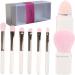 FRCOLOR 5 Sets Makeup Brush Set Women Travel Outfit Make up Brush Foundation Concealers Mini Tools Beauty Tools Face Sponges Women Makeup Supplies Square White Plastic Bronzing Powder - Buy Online on GoSupps.com