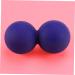 Ulechnovo Acupressure Foot Massage Ball - Silicone Peanut Roller for Self-Massage & Yoga Therapy - Enhance Mobility & Relieve Fascia Pain - Buy Online on GoSupps.com