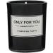 Highly Scented Natural Soy Candles for Home - Stress Relief Aromatherapy & Gift Idea | Organic Lavender Wax in Black Glass - Buy Online on GoSupps.com