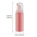 Tekson Soap Foam Bottle - Pink Pump Travel Foaming Lash Shampoo Dispenser (Set of 3) - 60ml/2 fl oz - Buy Online on GoSupps.com