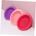 minkissy Makeup Brush Scrub Pad Cosmetics Brush Scrubber Brush Scrubber Pad Silicone Scrubbers Brush Cleaner Tool Makeup Brush Cleaning Mat Brush Cleaner Bow Portable Silica Gel Travel Bowl - Buy Online on GoSupps.com