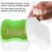 Verdant Touch Denture Container - Premium Storage Box for Artificial Teeth with Filter Screen | Green Dental Device Holder for International Shipping - Buy Online on GoSupps.com