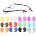 12 Pairs Anti-Slip Holding Tape for Glasses | Silicone Slide-Resistant Sleeves & Leg Covers - Buy Online on GoSupps.com