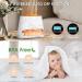Premium 2-in-1 Aroma Diffuser & Salt Lamp Flame Effect Humidifier for Essential Oils | 150ml Marble Design | International Shipping - Buy Online on GoSupps.com