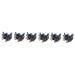 SEWACC 6 pcs Colorful Crystal Clusters fish tank stones Sparkling crystal natural stones ornament halo gem Colorfulx3pcs 3X3CMx3pcs