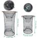 Nswdhy Fishing Bait Trap Set - 2 Pack Crab, Minnow, Crawfish, Lobster, Shrimp Traps - Collapsible Cast Net, Portable Folded Fishing Accessories - Buy Online on GoSupps.com
